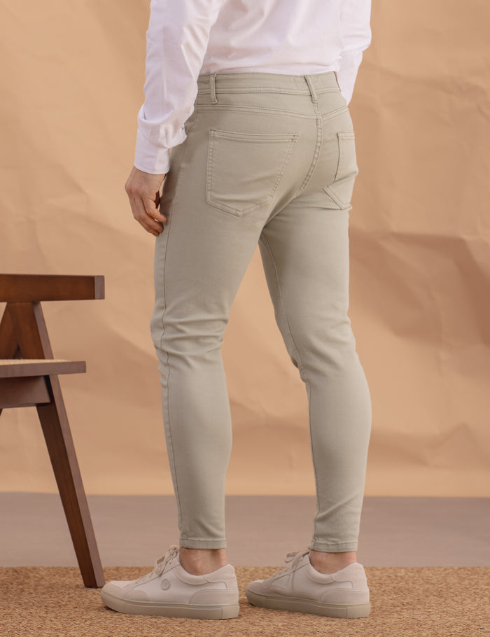 PANTALÓN 5 BOLSILLOS SKINNY VERDE