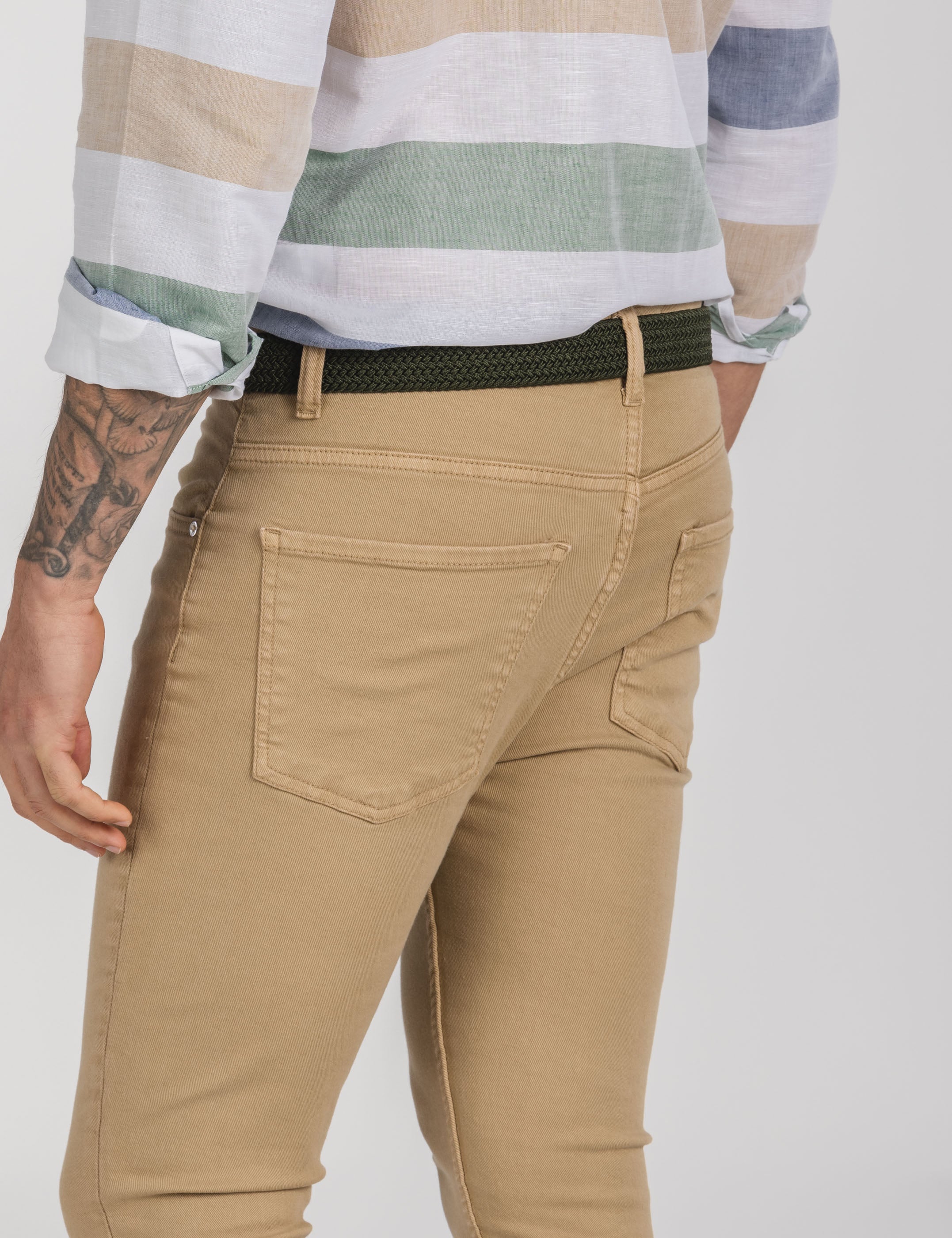PANTALÓN 5 BOLSILLOS SKINNY CÁMEL