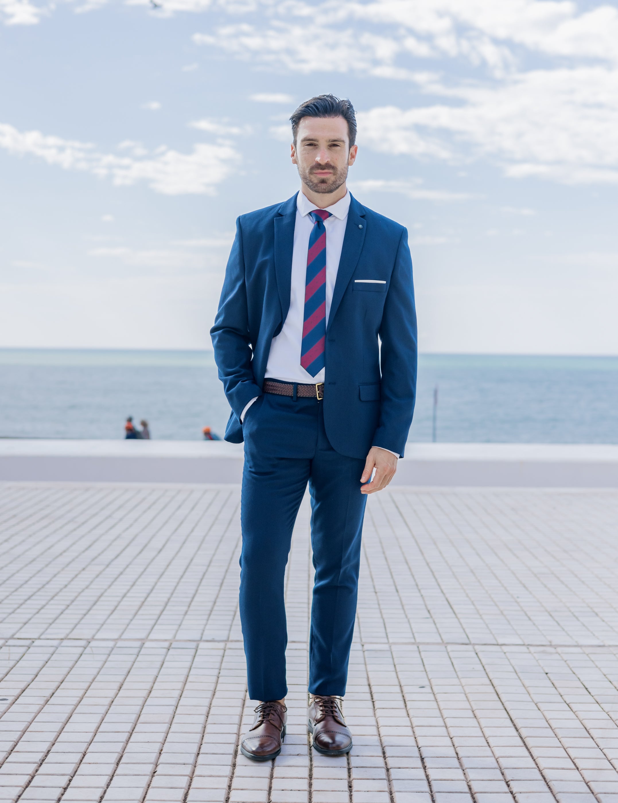 PANTALÓN AZUL MARINO DE TRAJE