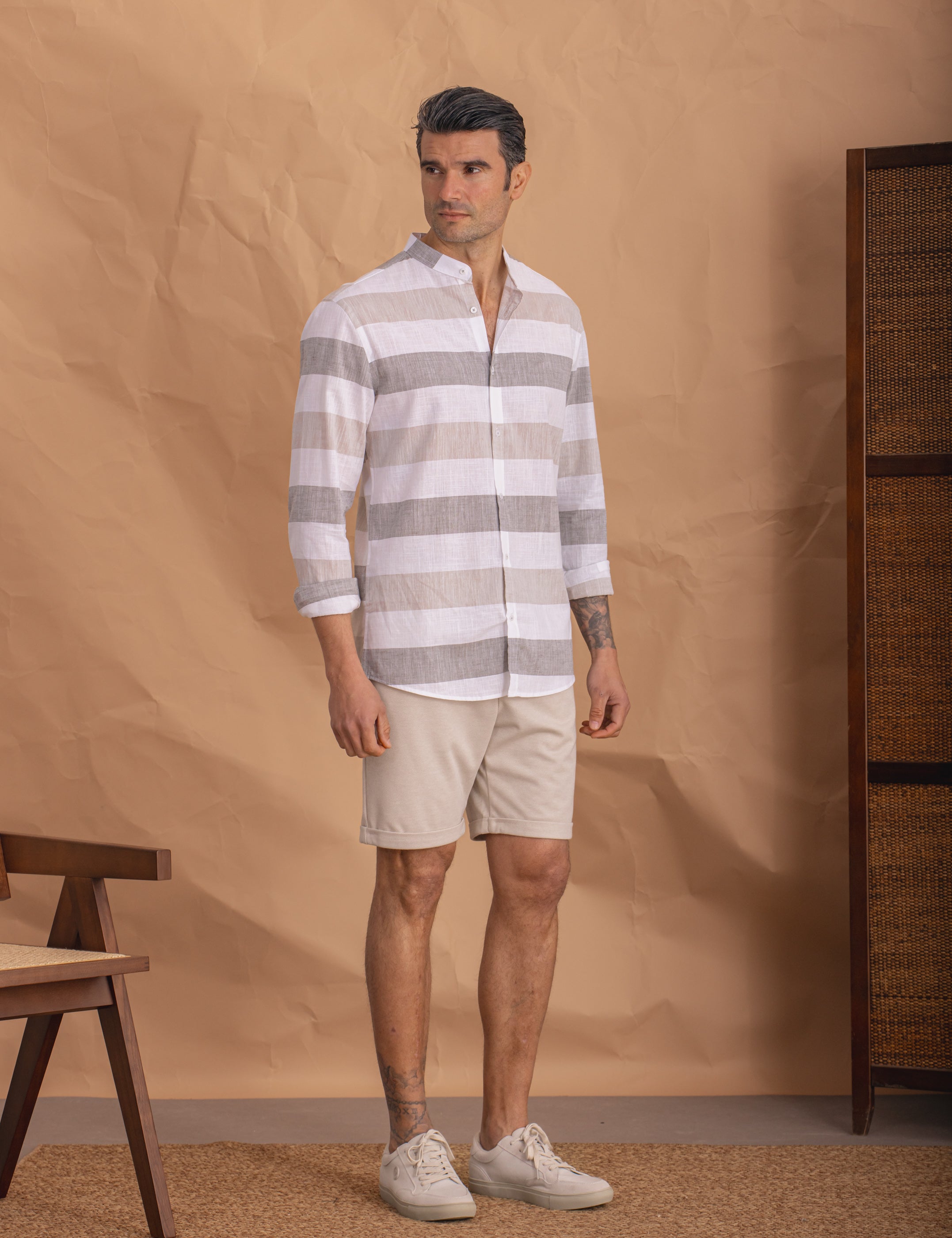 BERMUDA CASUAL BEIGE MEZCLA