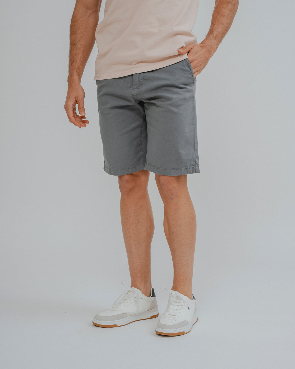 BERMUDA CHINO AZUL-CLARO