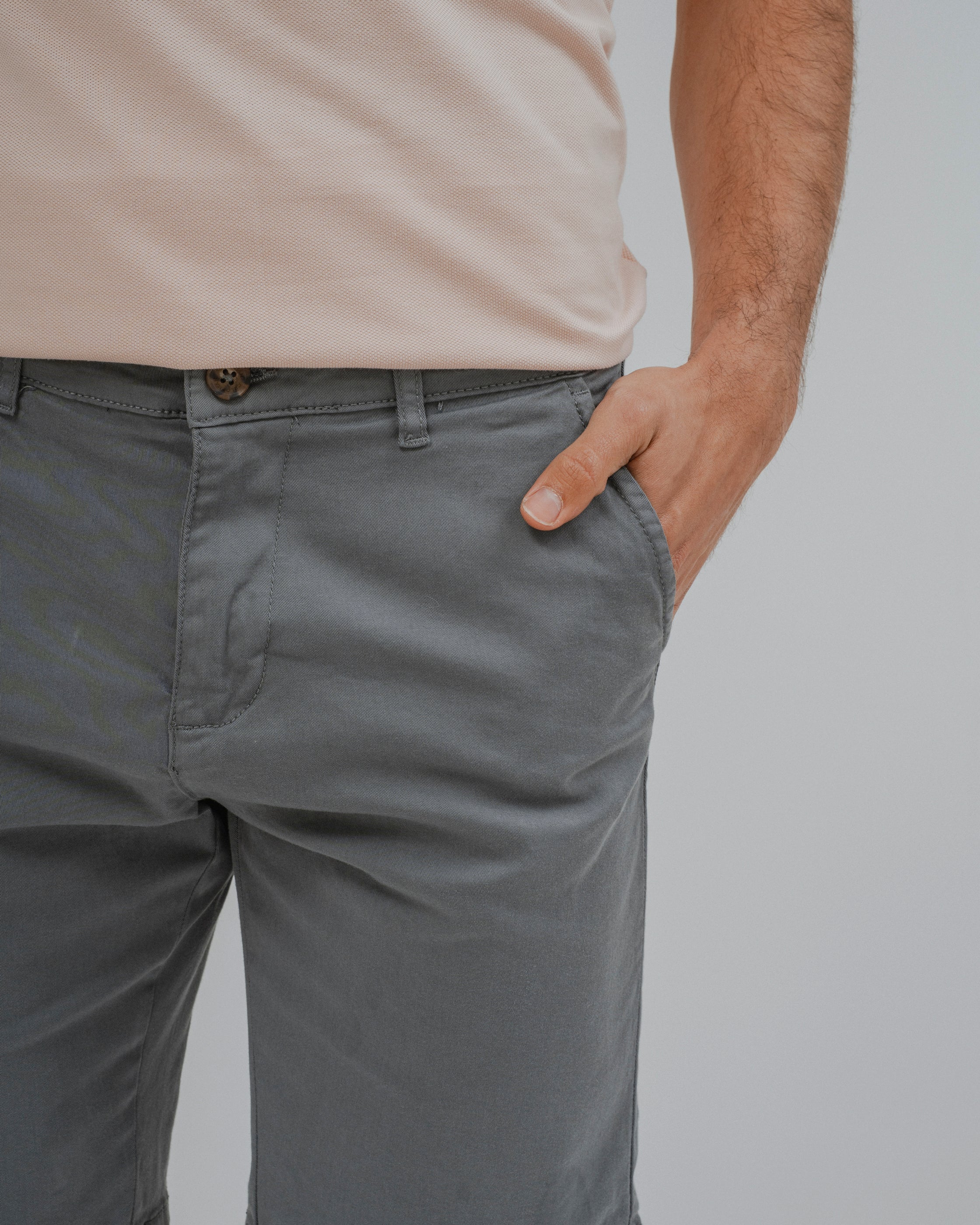 BERMUDA CHINO CELESTE