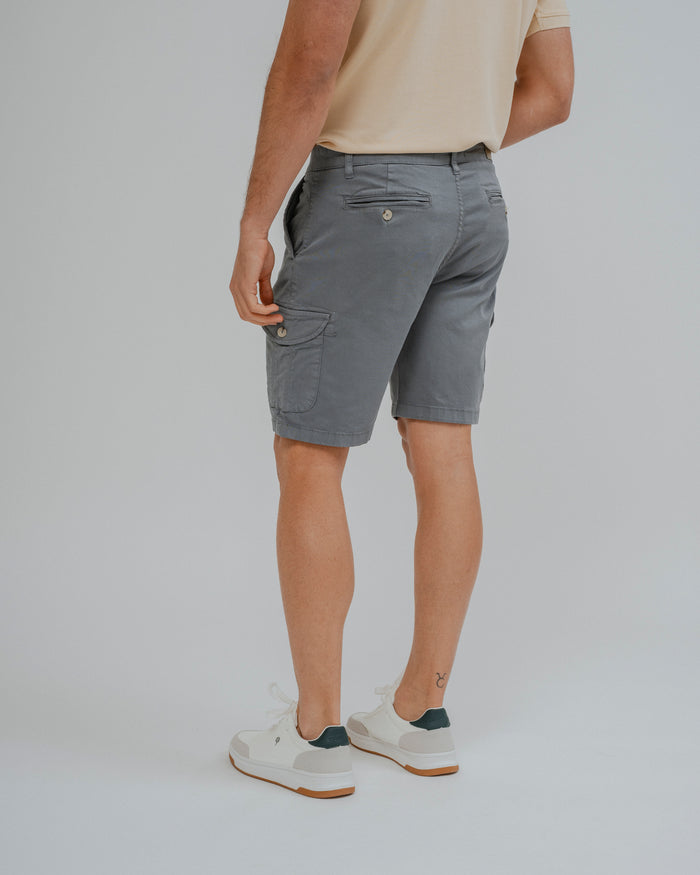BERMUDA CHINO CARGO CELESTE