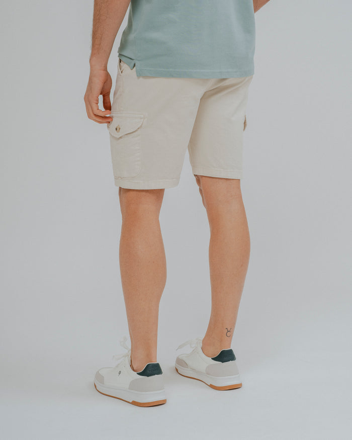 BERMUDA CHINO CARGO BEIGE