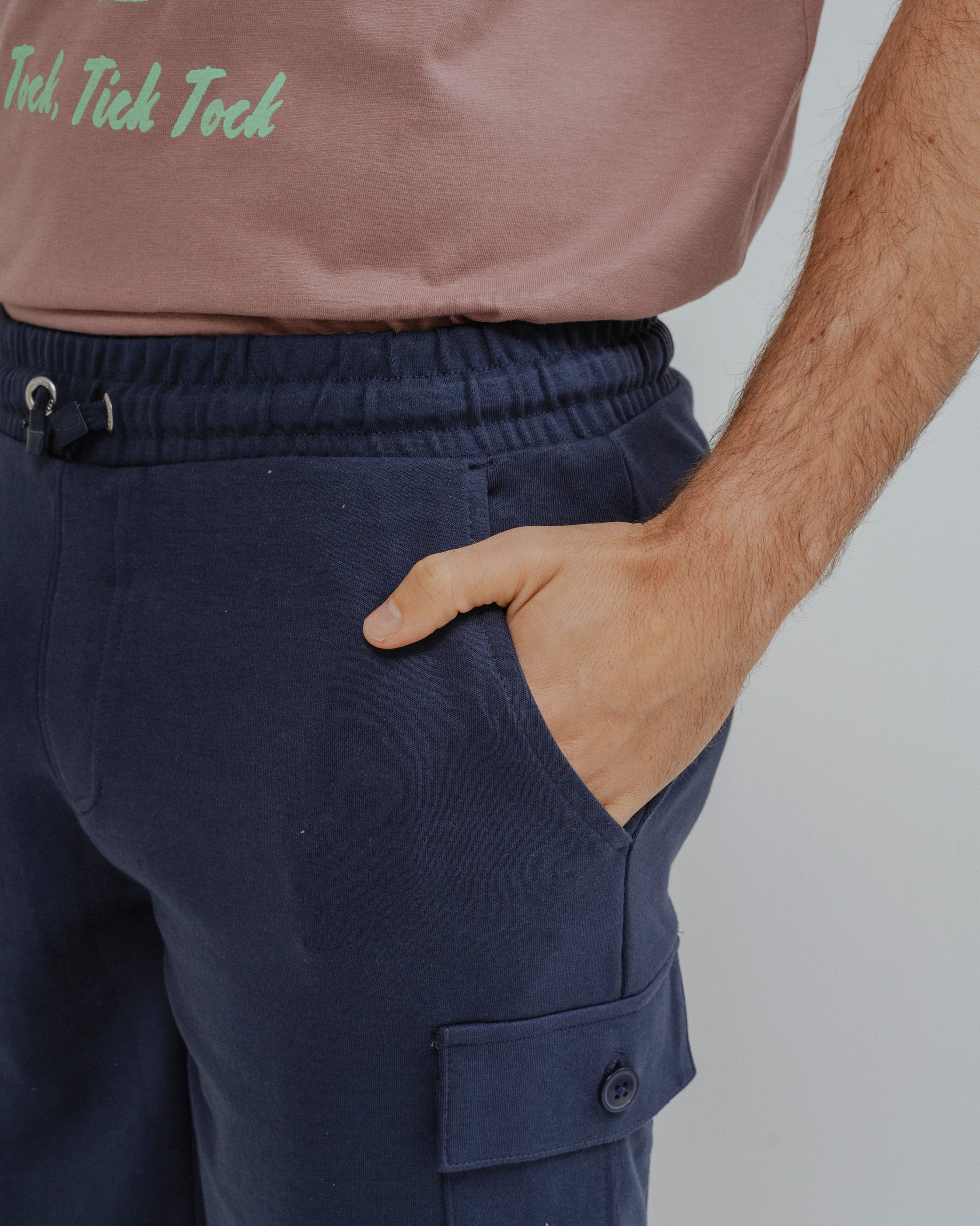 BERMUDA CARGO FELPA MARINA