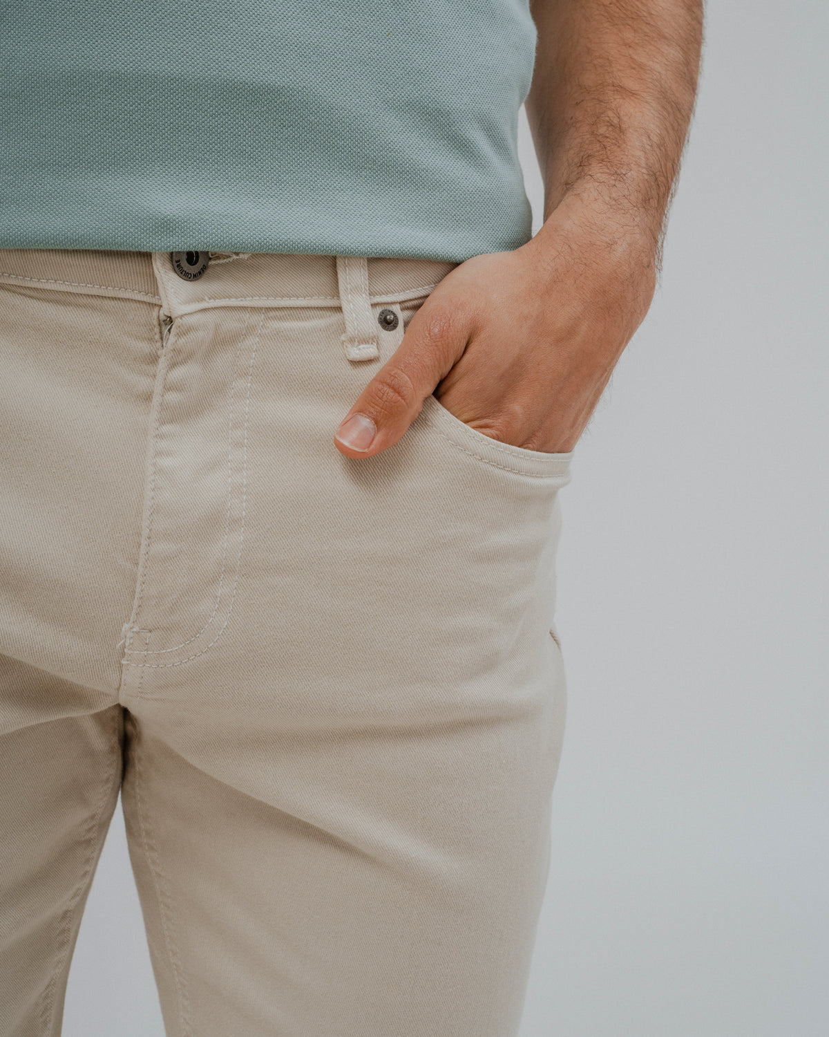 BERMUDAS 5 BOLSOS BEIGE