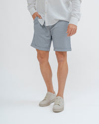 BERMUDA JOGGER CASUAL AZUL-CELESTE