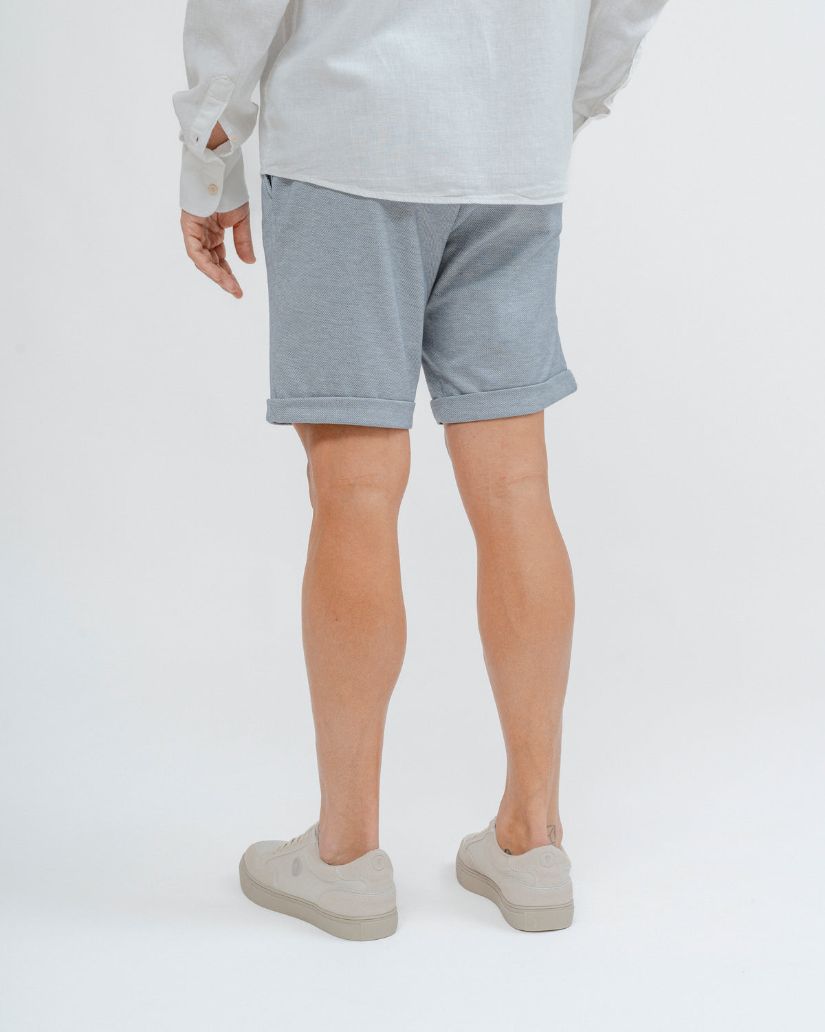 BERMUDA JOGGER CASUAL AZUL-CELESTE