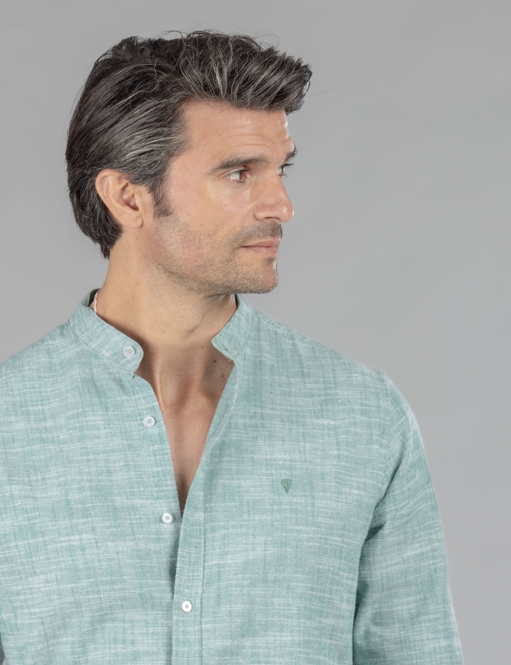 CAMISA OXFORD FLAMÉ CUELLO MAO