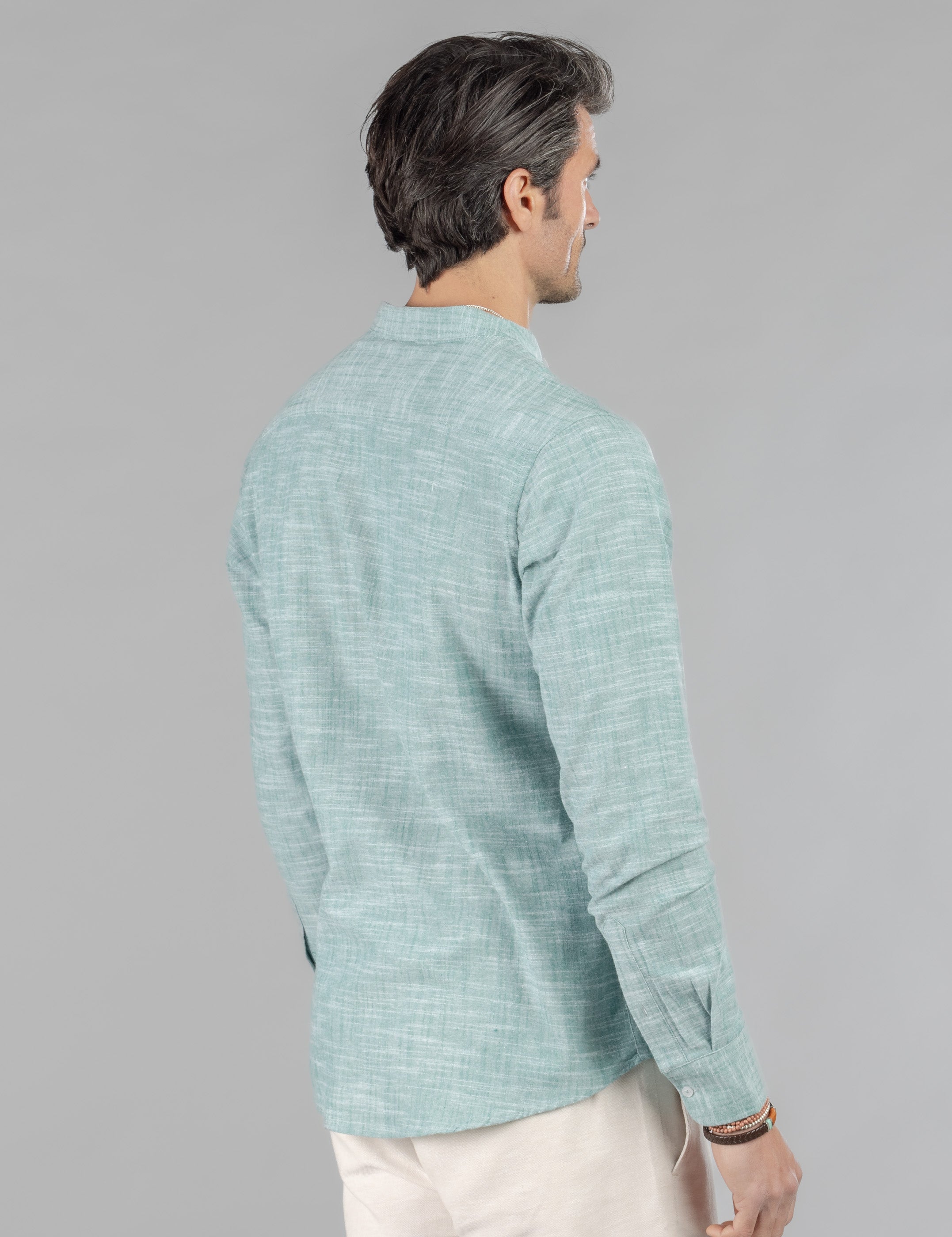 CAMISA OXFORD FLAMÉ CUELLO MAO