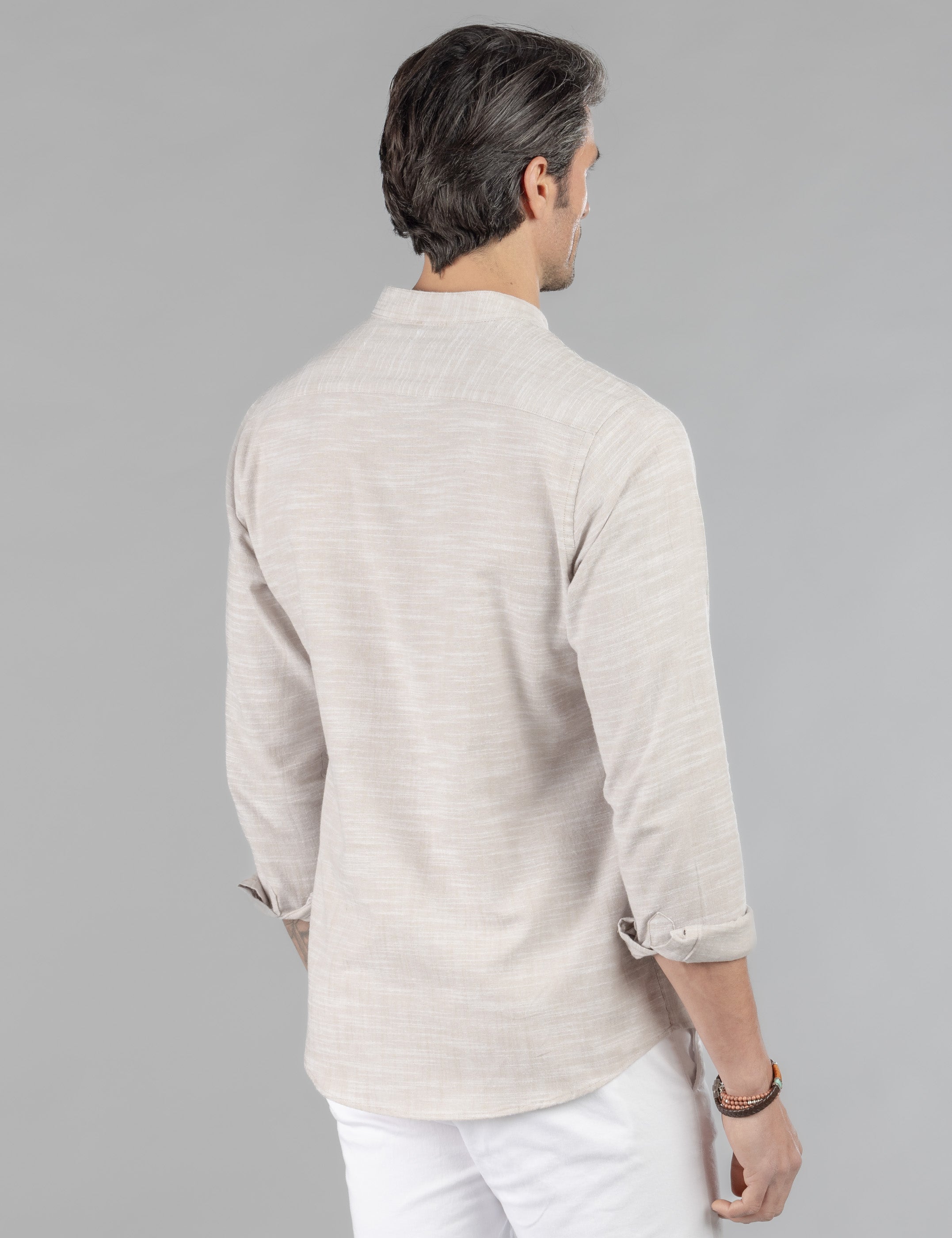 CAMISA OXFORD FLAMÉ CUELLO MAO