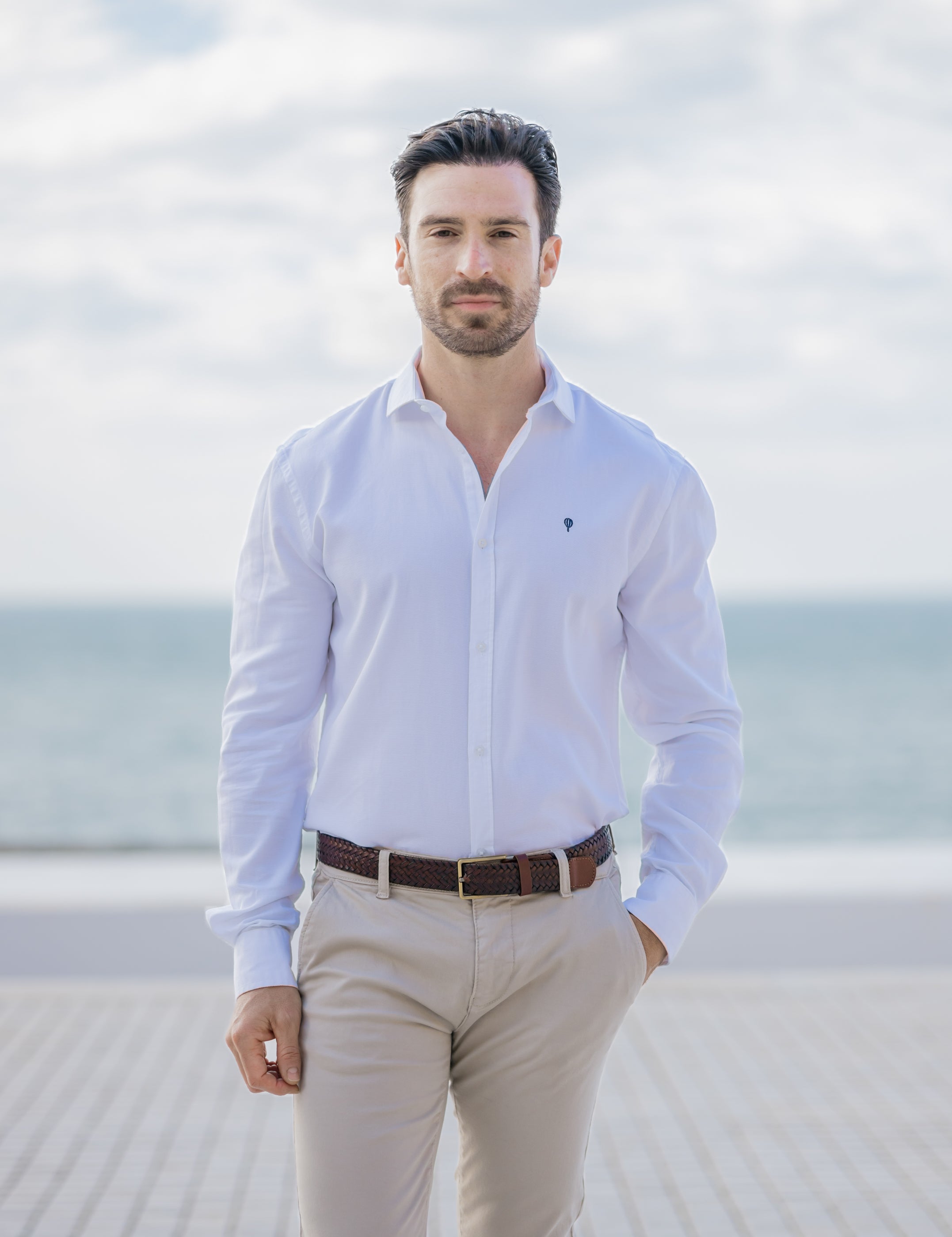 CAMISA ESTRUCTURA BLANCA