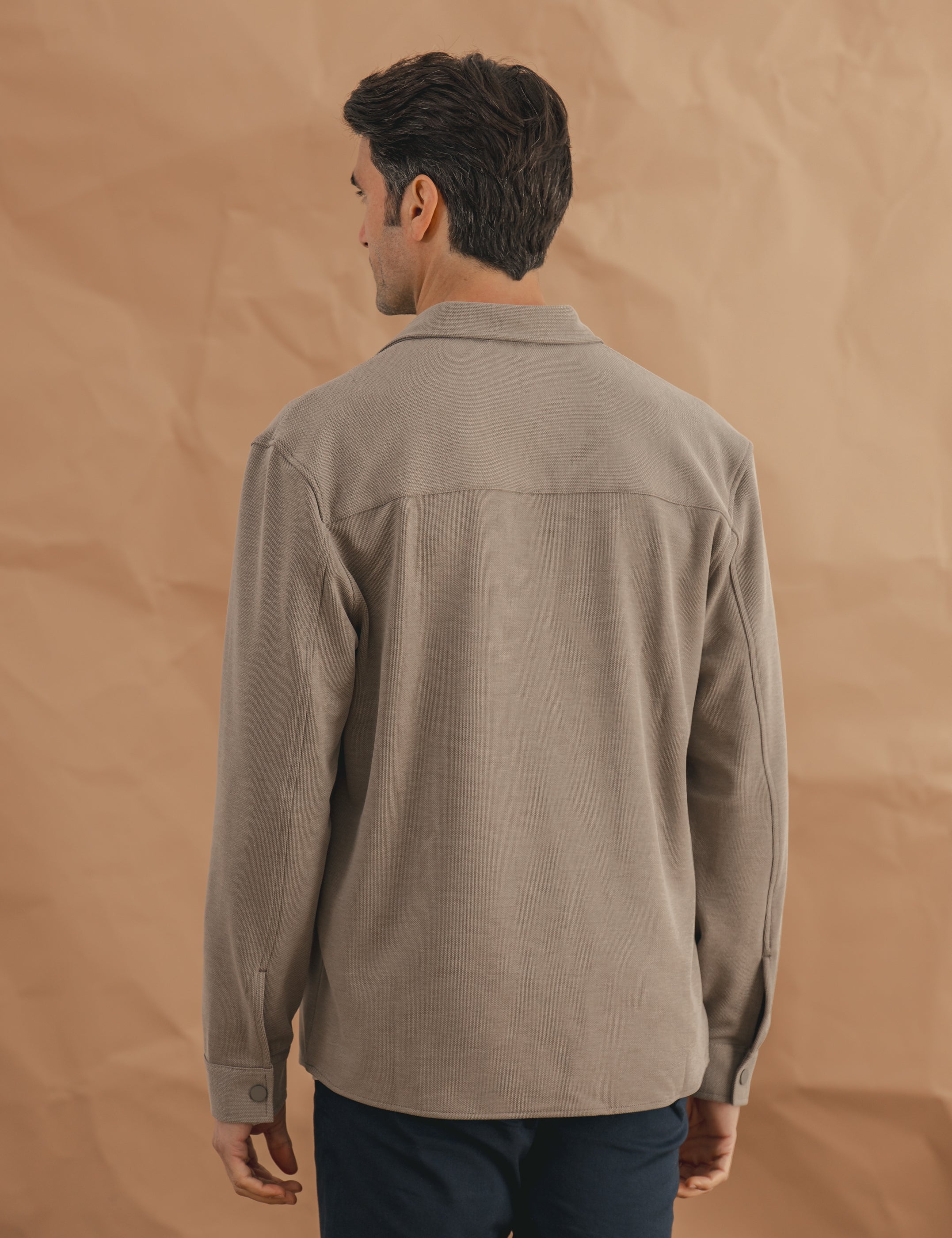 SOBRECAMISA PUNTO BEIGE