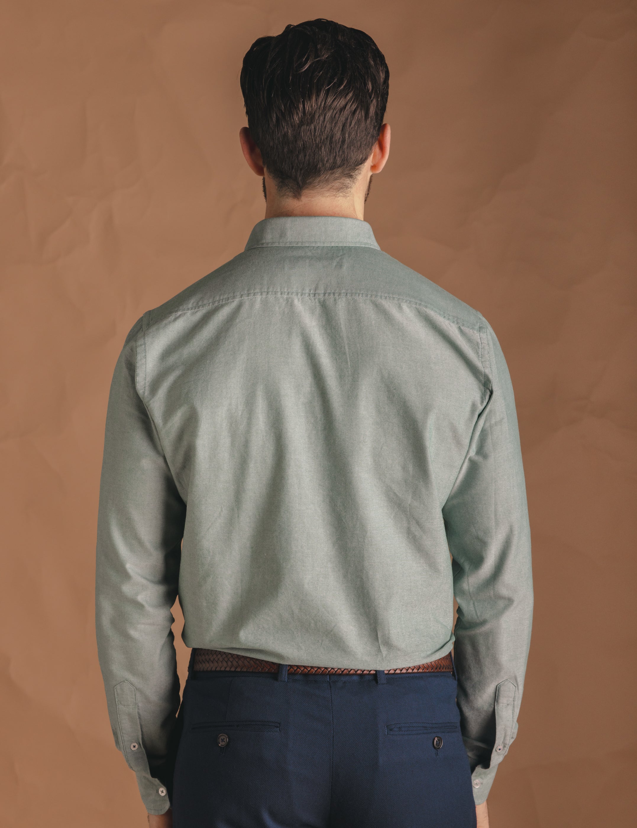 CAMISA OXFORD VERDE