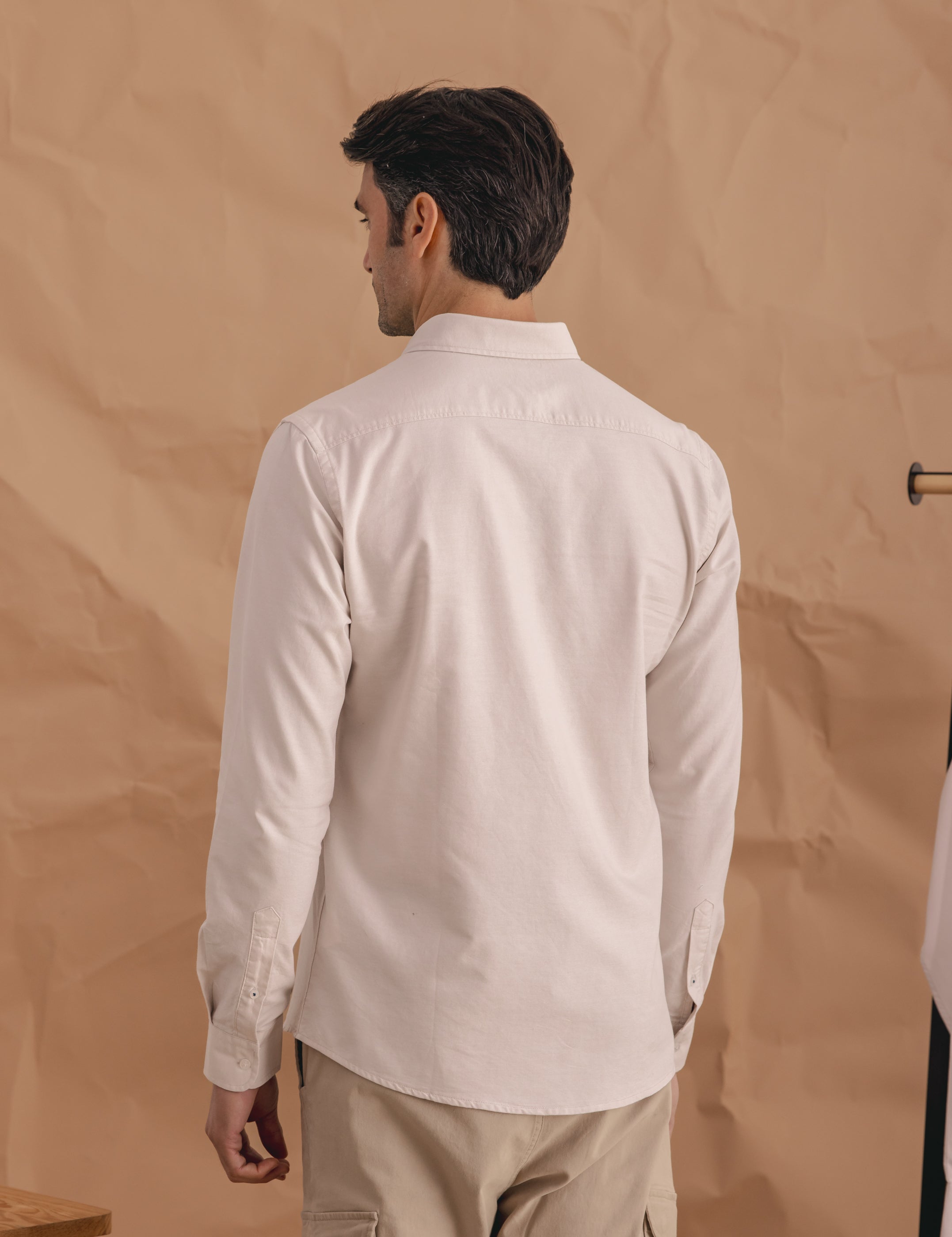 CAMISA OXFORD BEIGE
