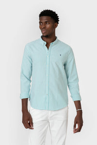 CAMISA OXFORD RAYA VERDE