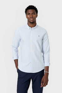 CAMISA OXFORD RAYA CELESTE