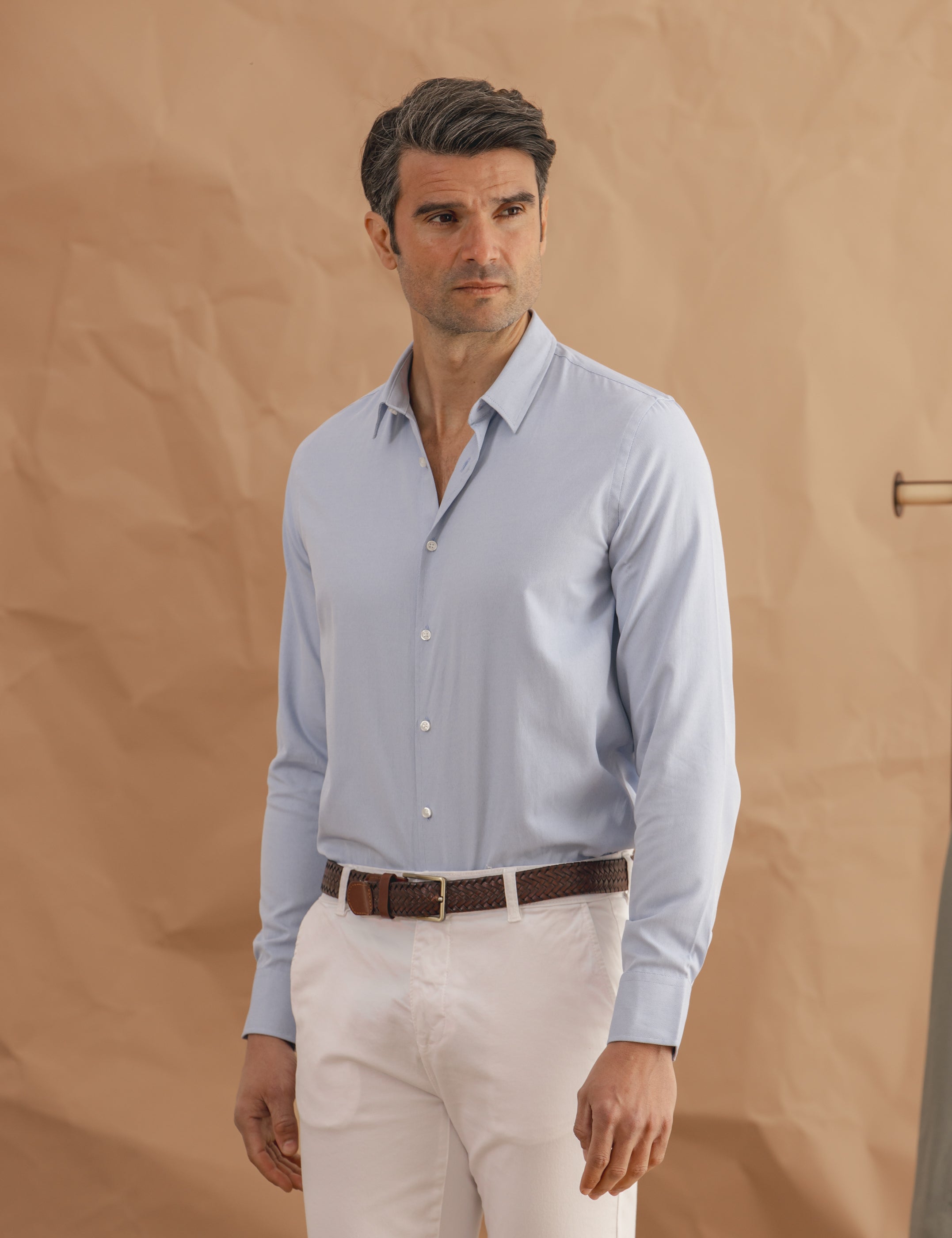 CAMISA VESTIR CELESTE
