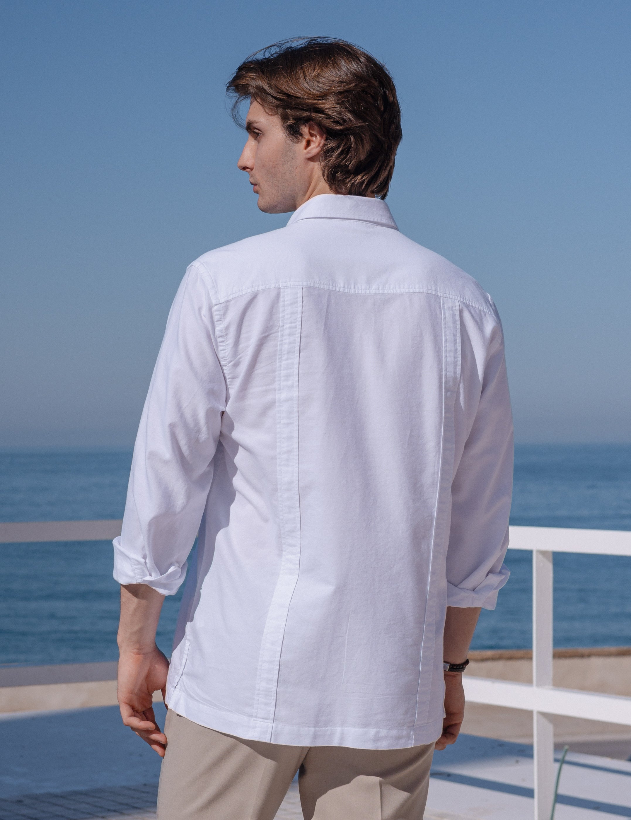 CAMISA CUBANA BLANCA