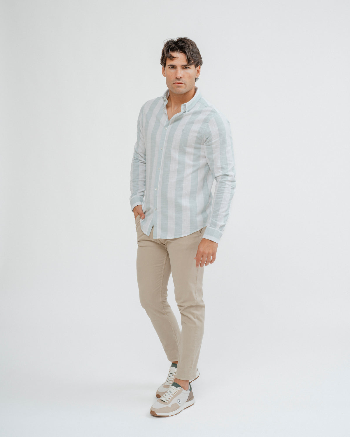 CAMISOLA ÀS RISCAS