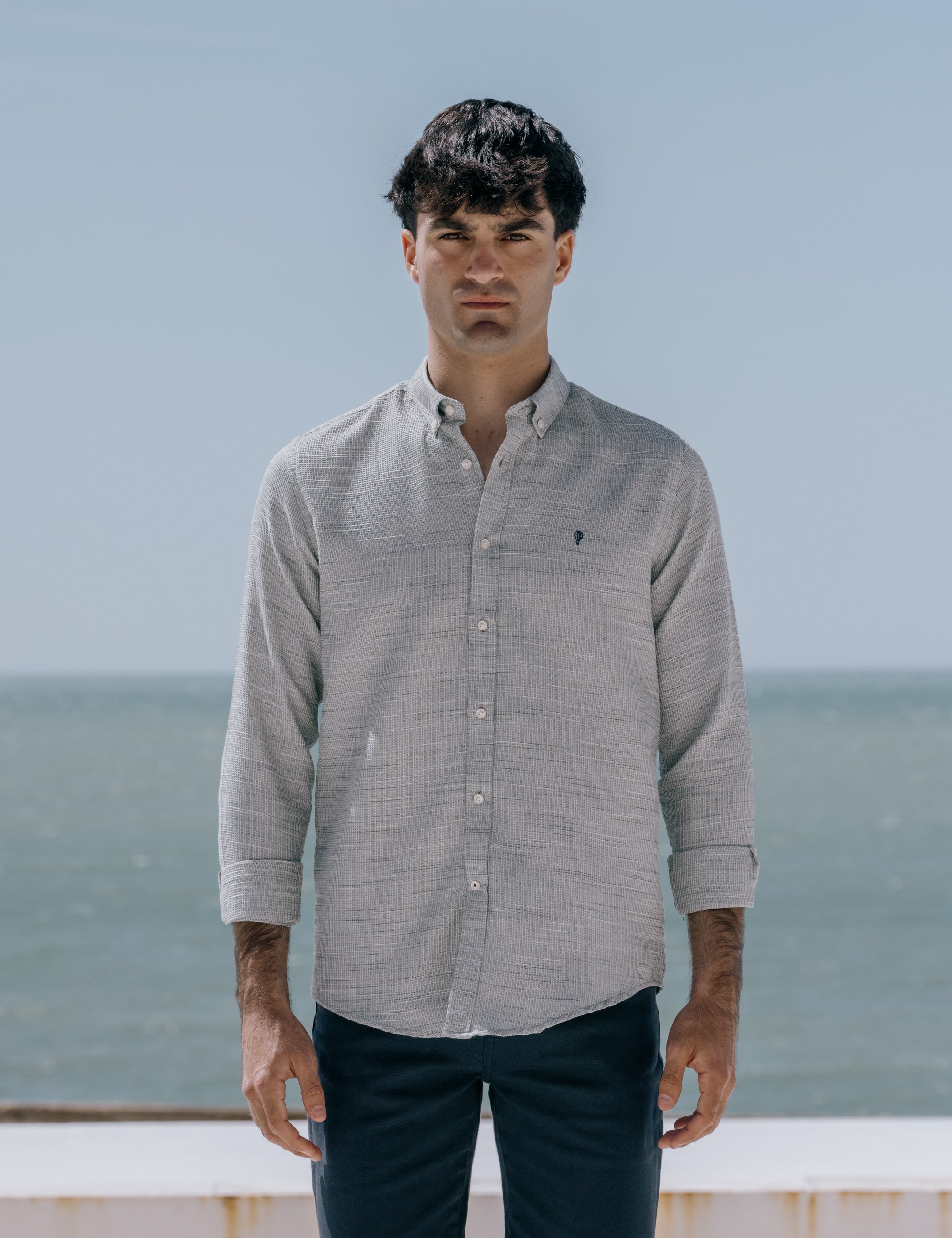 CAMISA ESTRUCTURA VERDE