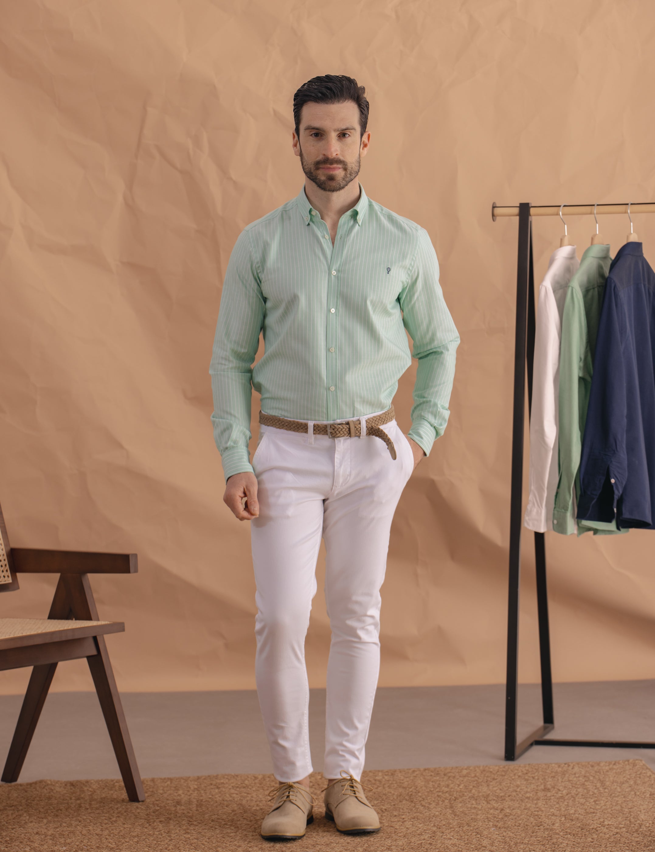 CAMISA RAYA DIPLOMÁTICA OXFORD
