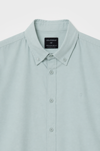 CAMISA ESTRUCTURA VERDE AGUA