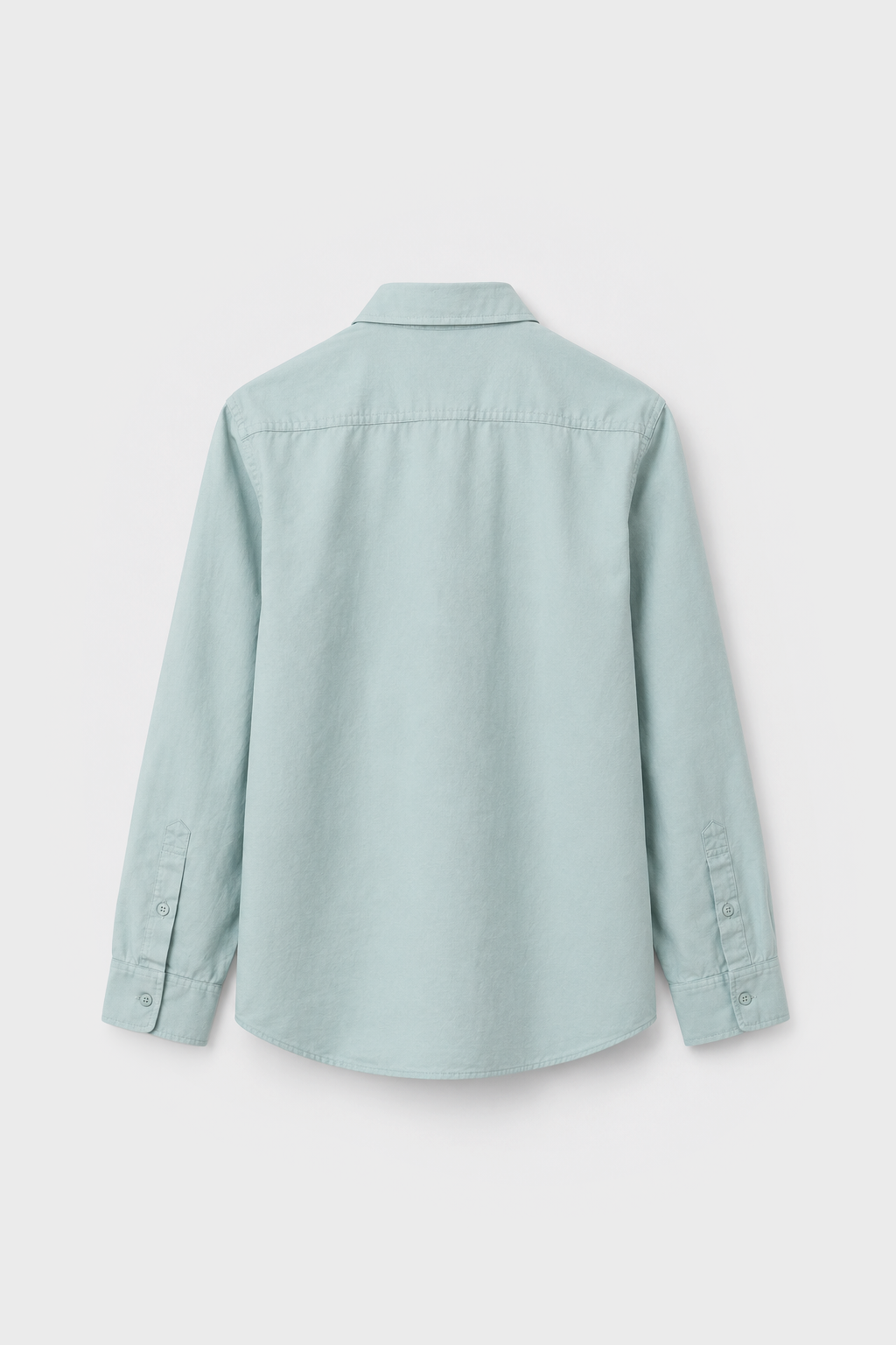 CAMISA ESTRUCTURA VERDE AGUA