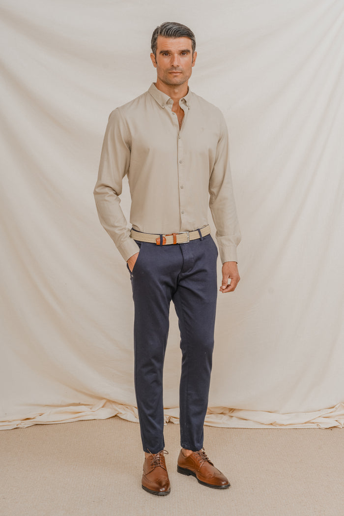 CAMISA ESTRUCTURA BEIGE
