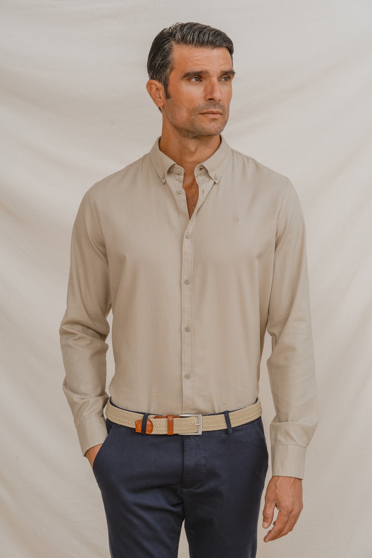 CAMISA ESTRUCTURA BEIGE