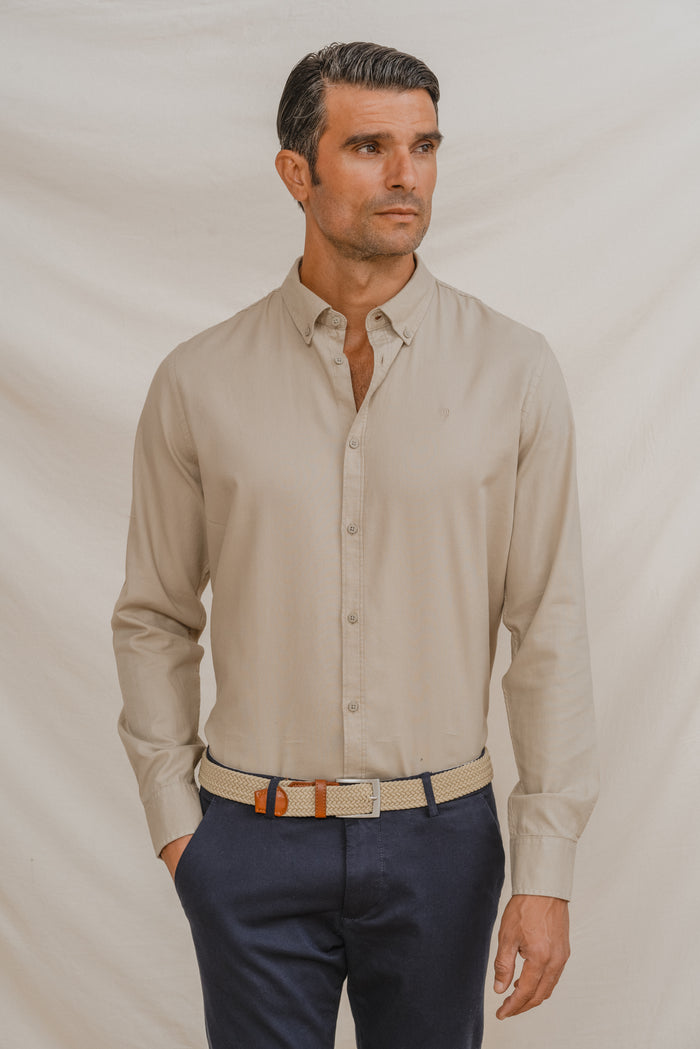 CAMISA ESTRUCTURA BEIGE