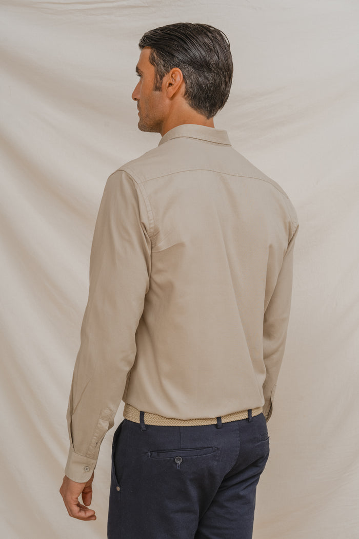 CAMISA ESTRUCTURA BEIGE