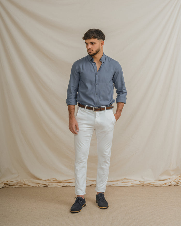 CAMISA ESTRUCTURA AZUL