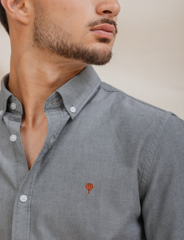 CAMISA OXFORD VERDE