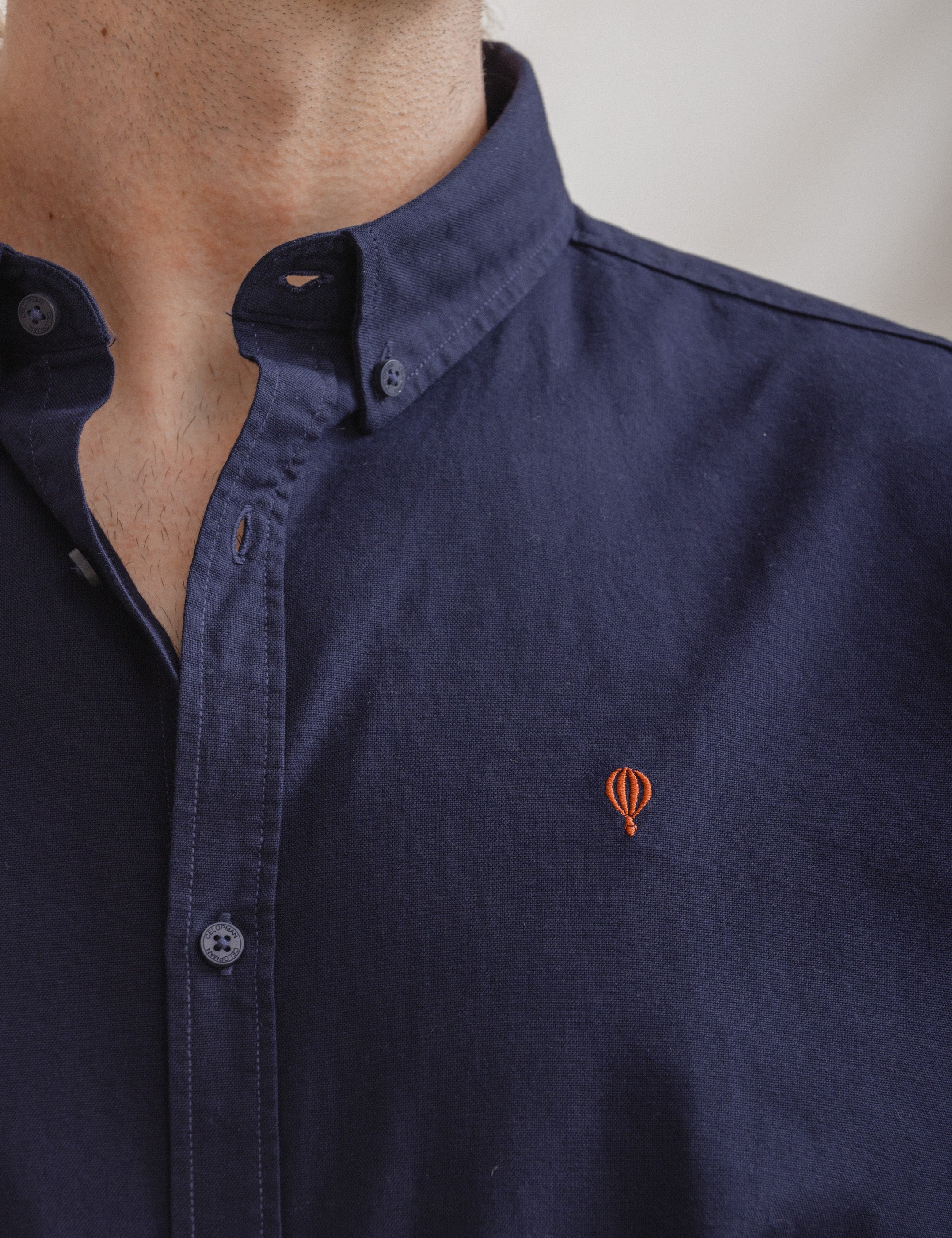 CAMISA OXFORD MARINO