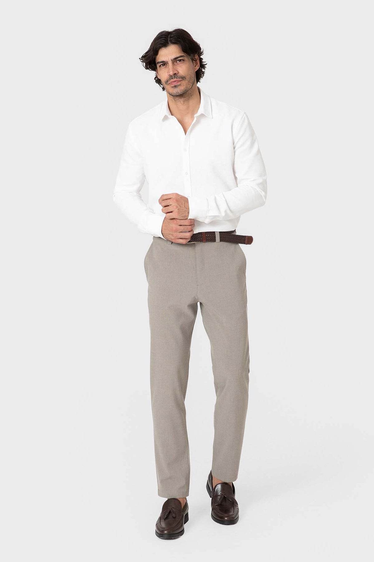 CAMISA VESTIR ESTRUCTURA BLANCA