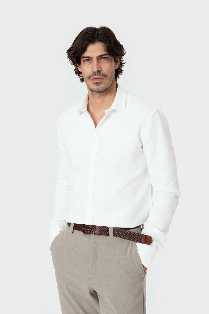 CAMISA VESTIR ESTRUCTURA BLANCA