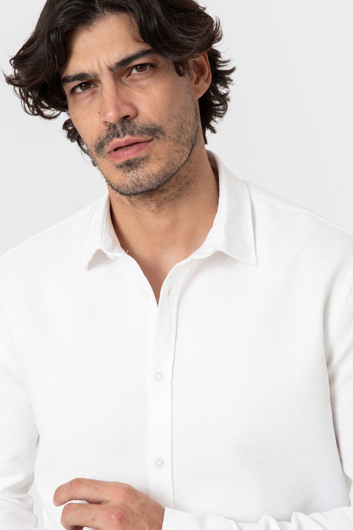 CAMISA VESTIR ESTRUCTURA BLANCA