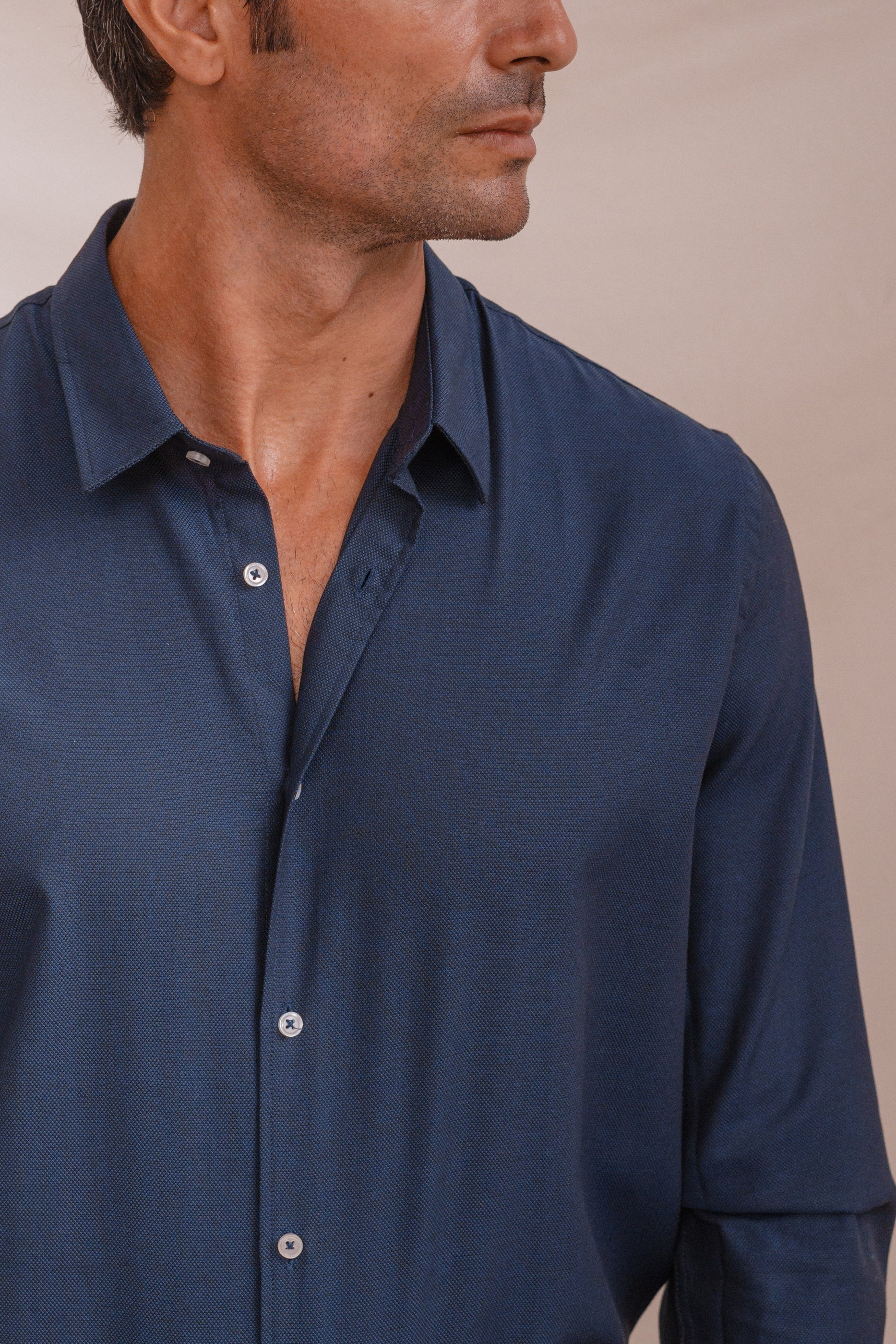 CAMISA VESTIR AZUL