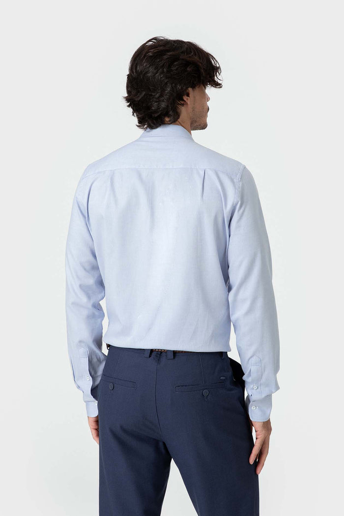 CAMISA VESTIR ESTRUCTURA CELESTE