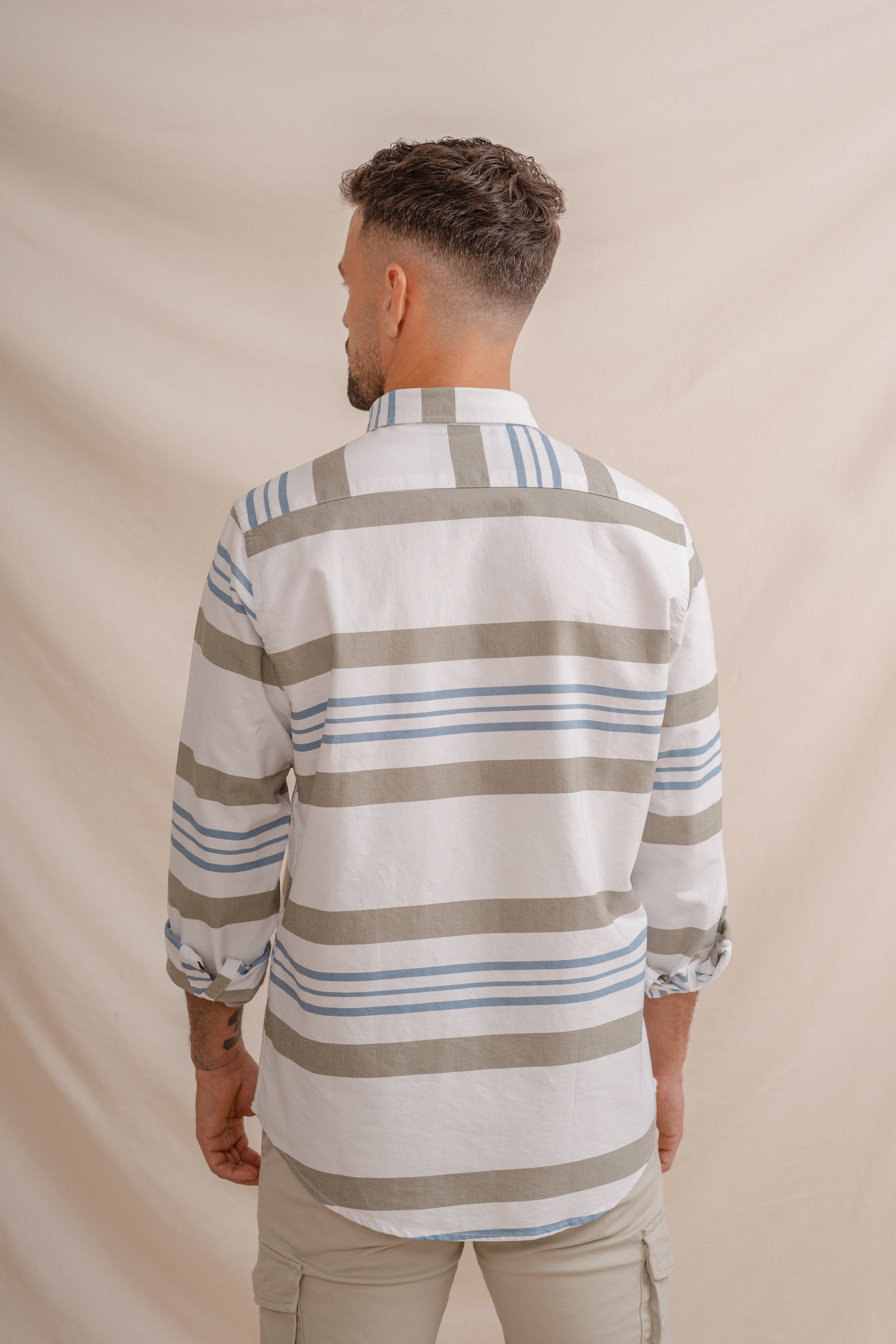 CAMISA OXFORD RAYAS