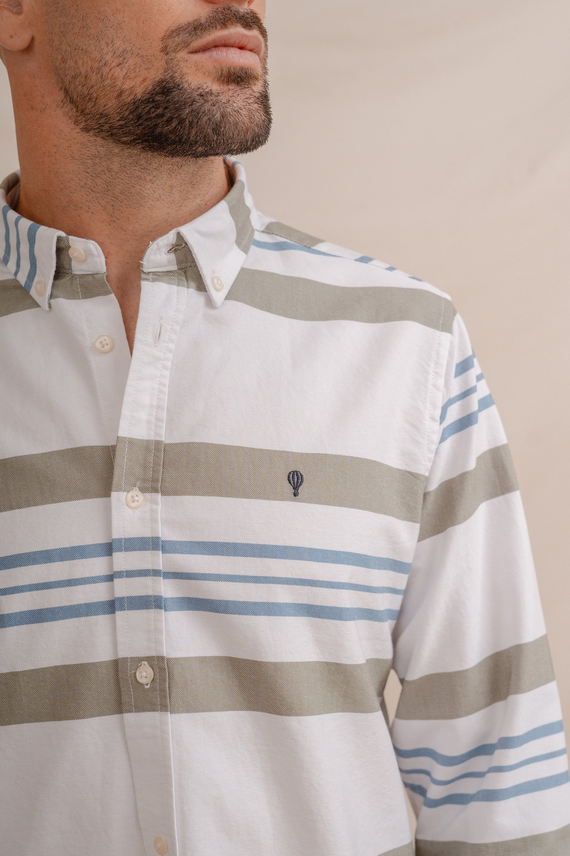 CAMISA OXFORD RAYAS