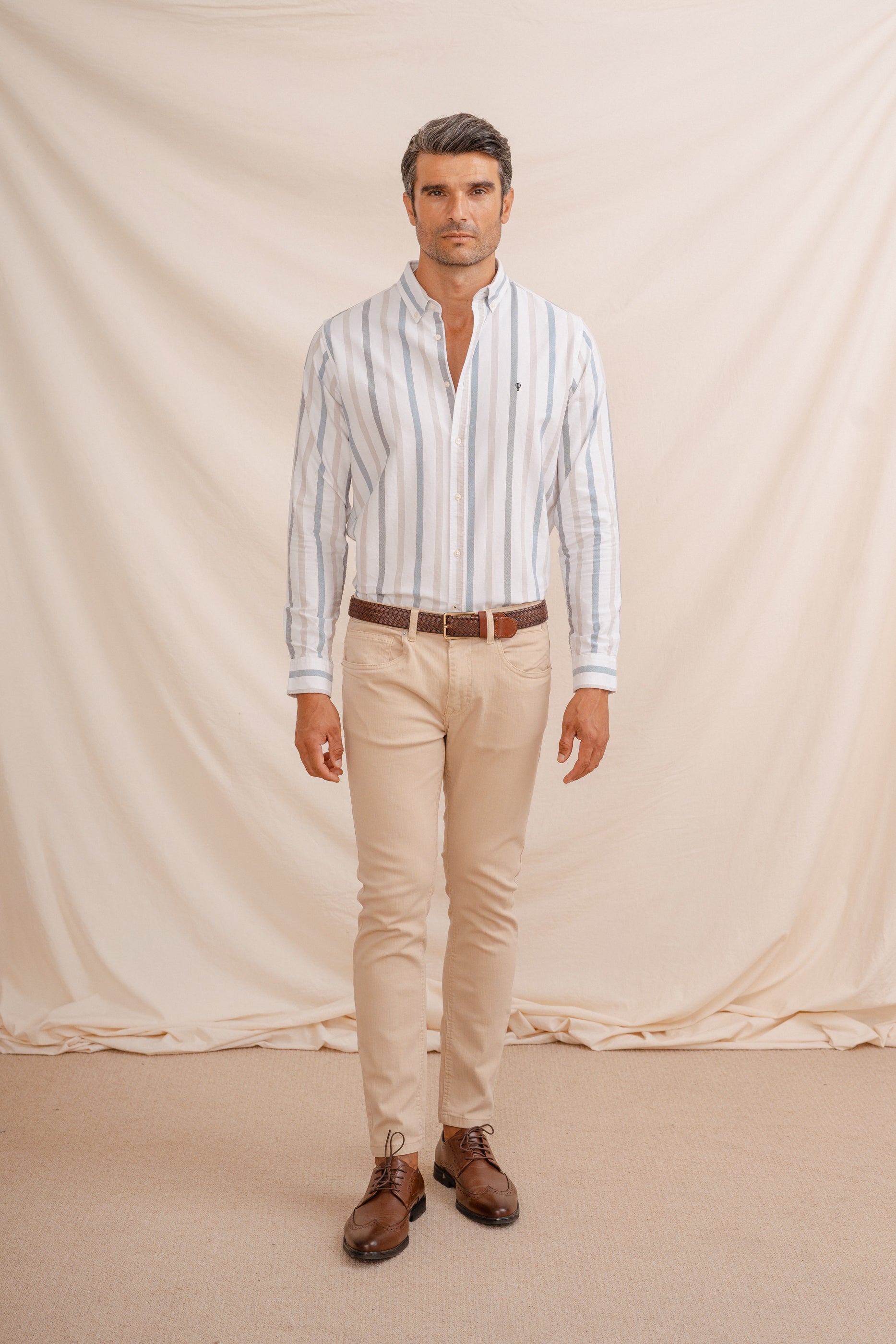 CAMISA OXFORD RAYAS