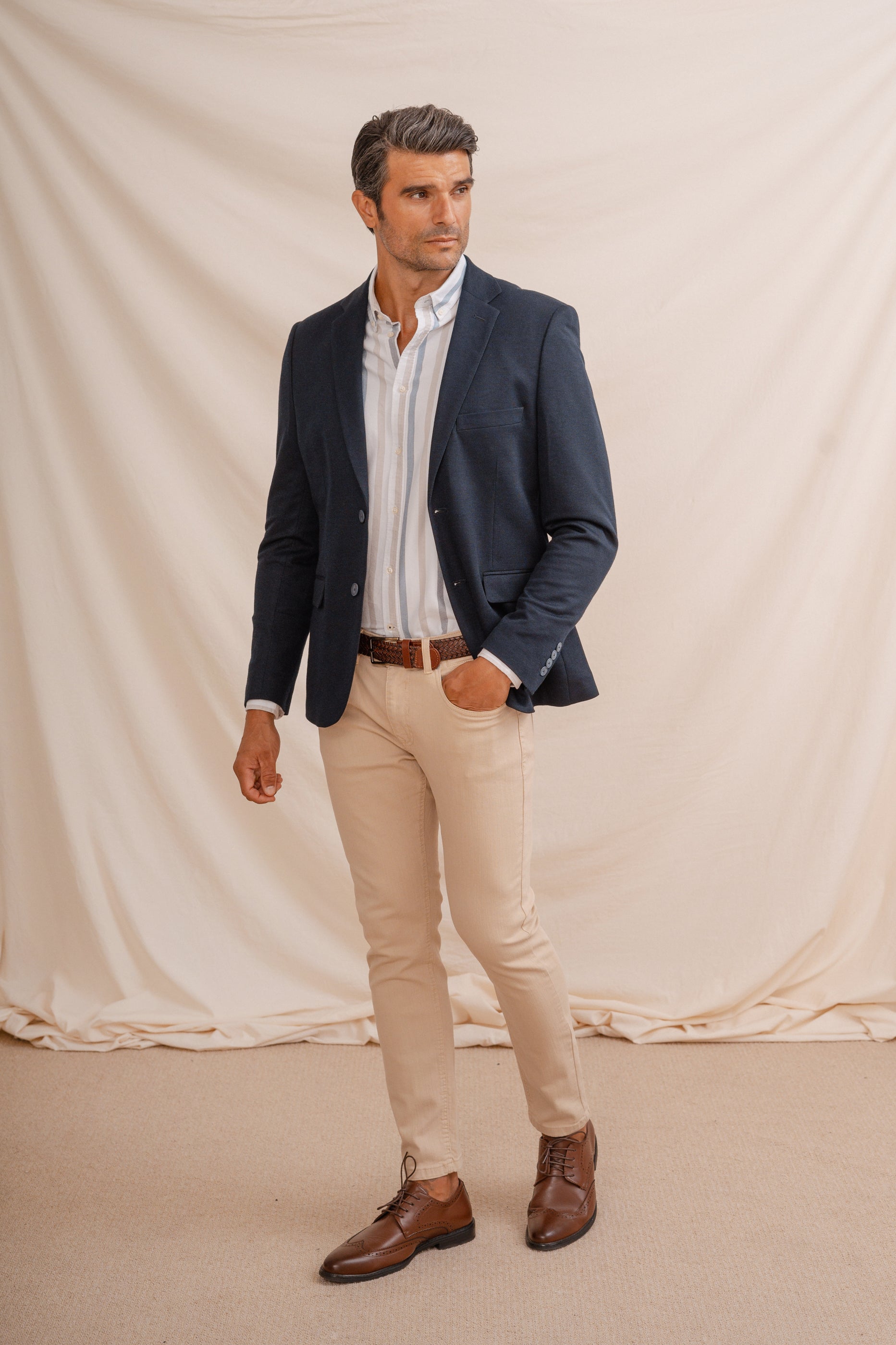 CAMISA OXFORD RAYAS