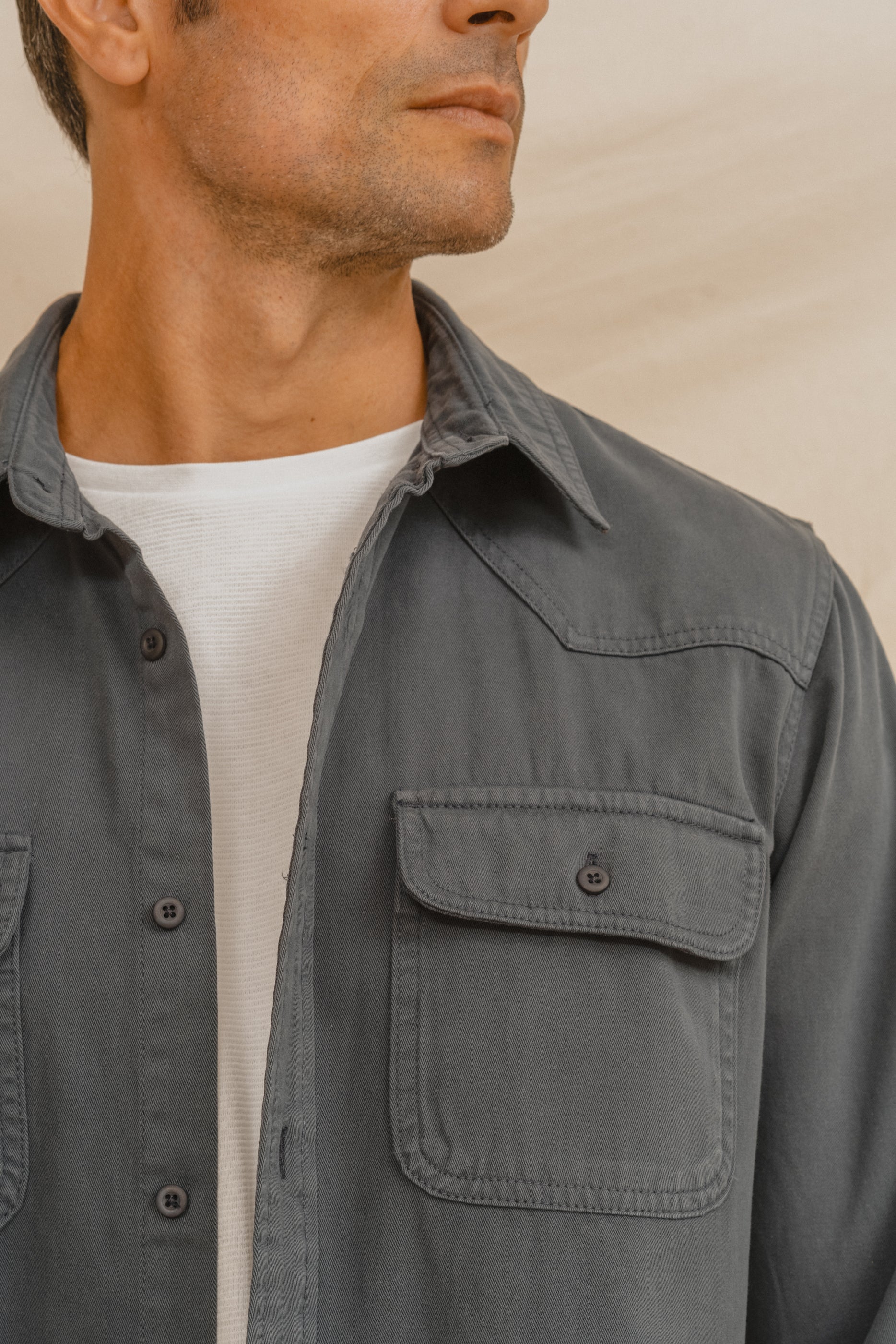 SOBRECAMISA AZUL