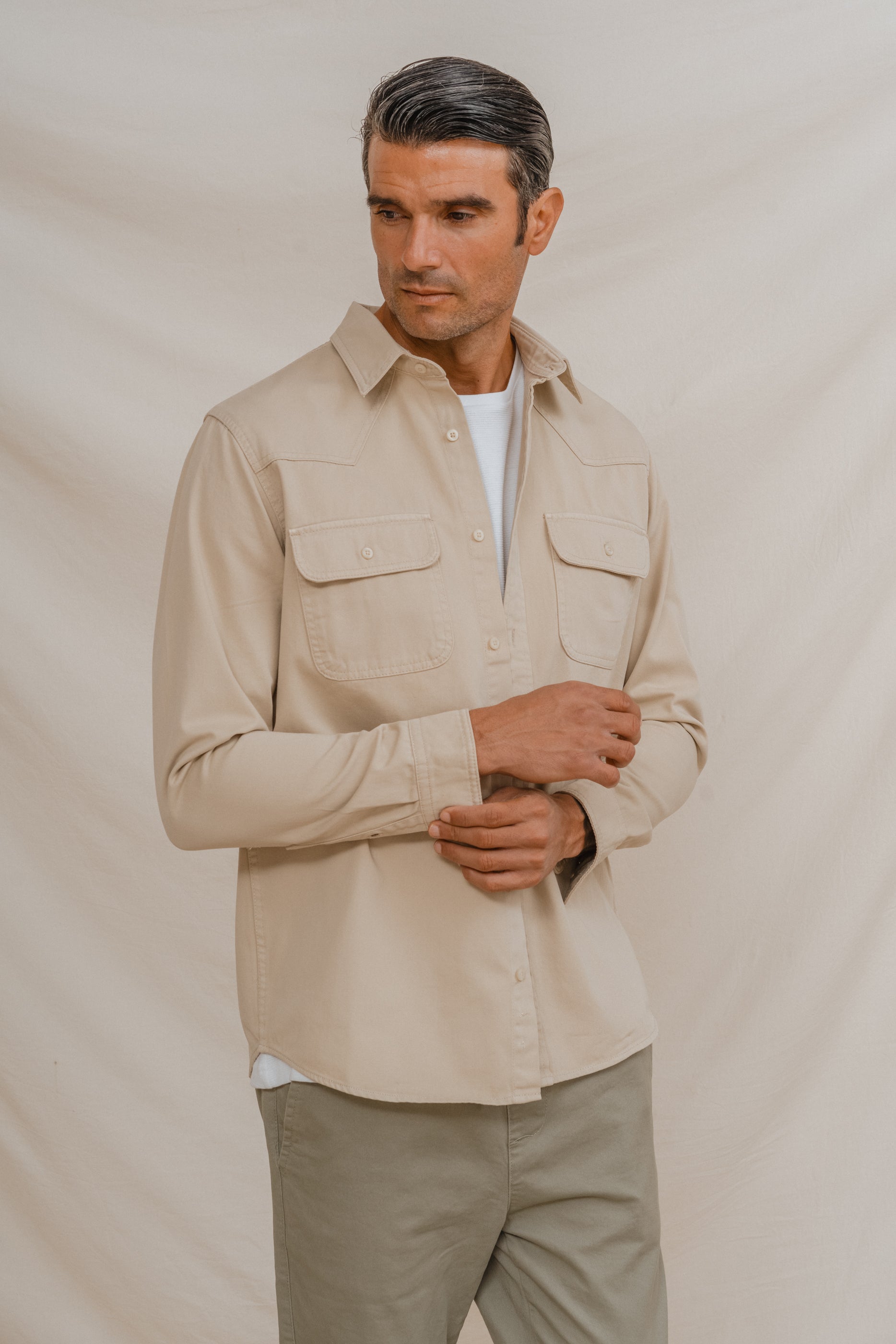 SOBRECAMISA BEIGE