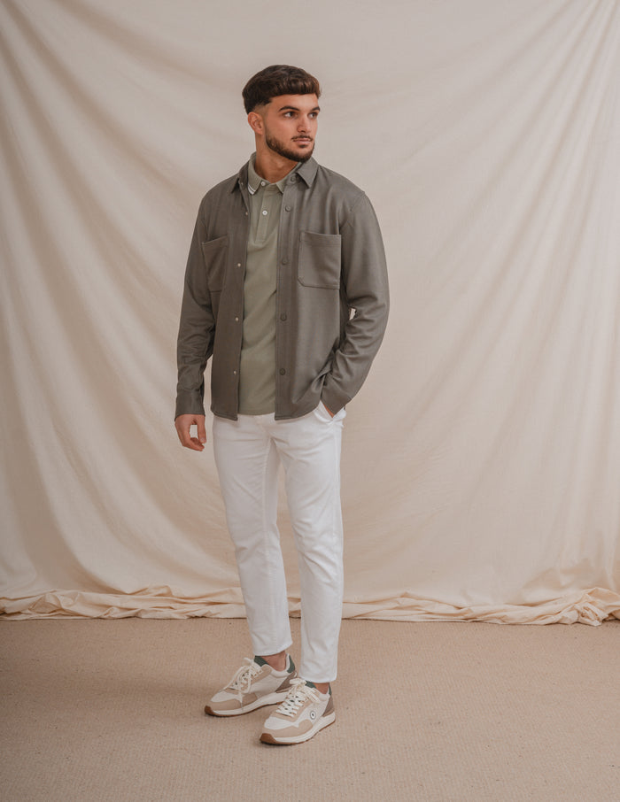 SOBRECAMISA PUNTO VERDE