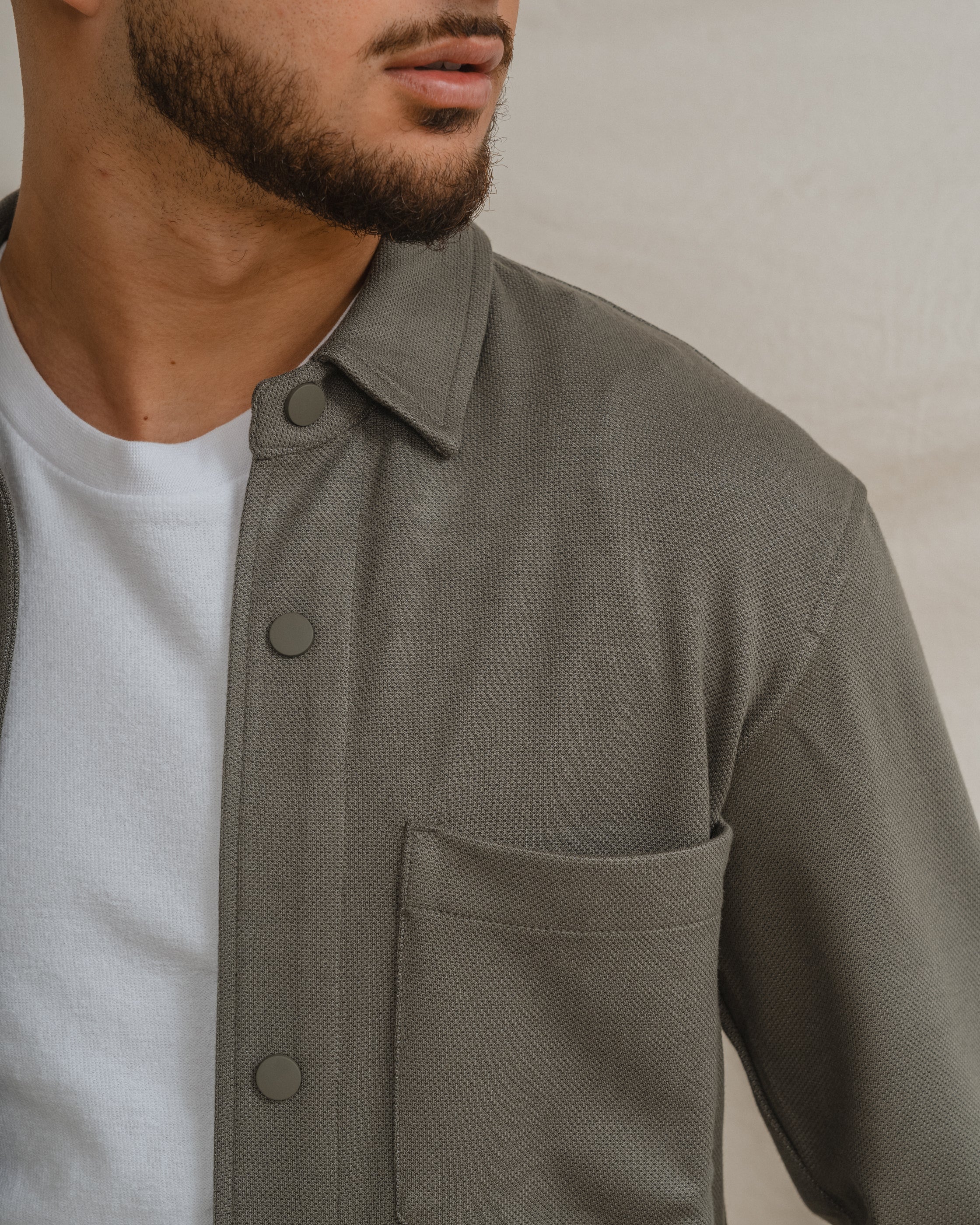 SOBRECAMISA PUNTO VERDE