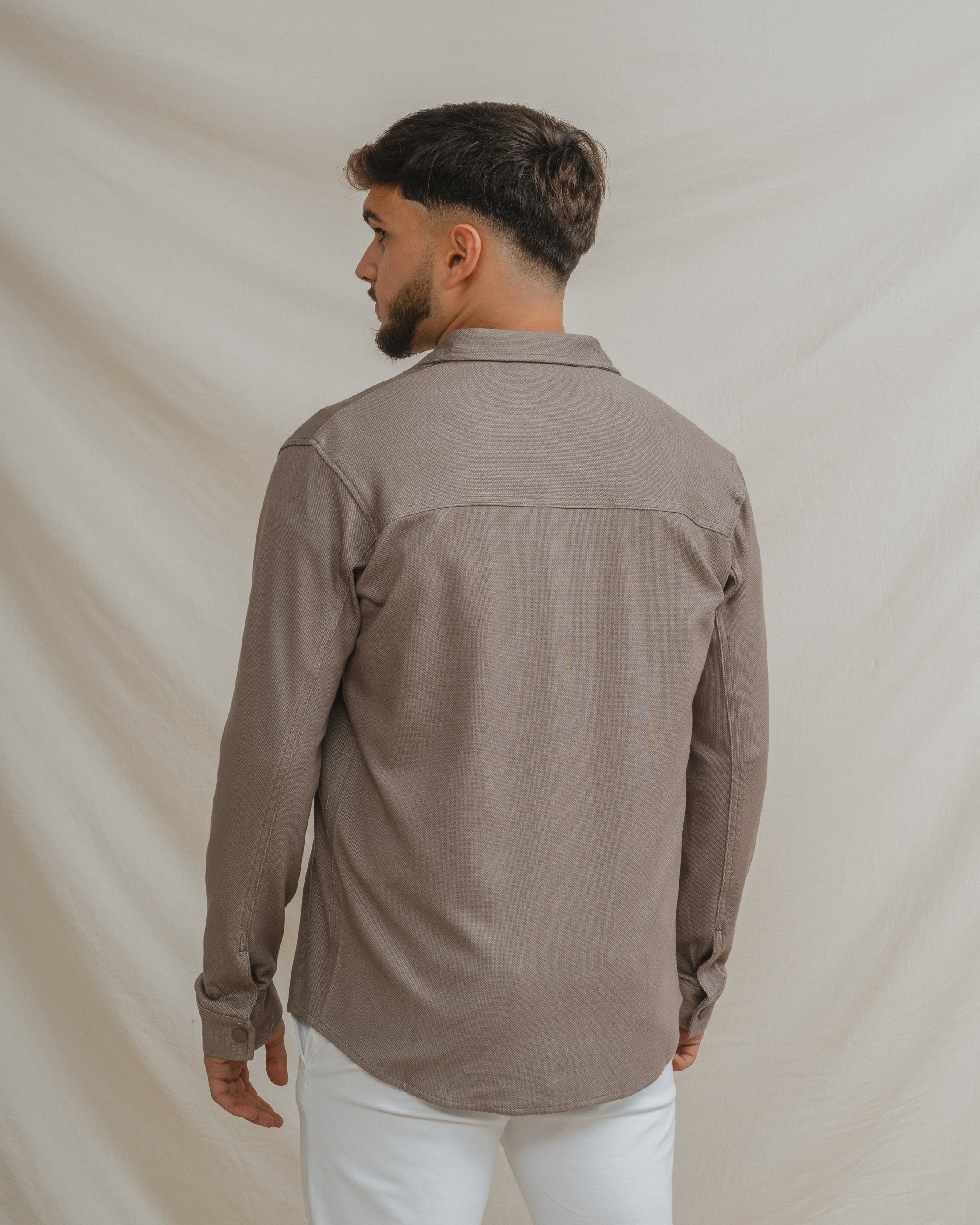 SOBRECAMISA PUNTO BEIGE