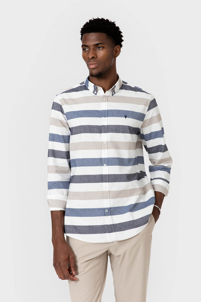 CAMISA OXFORD RAYAS